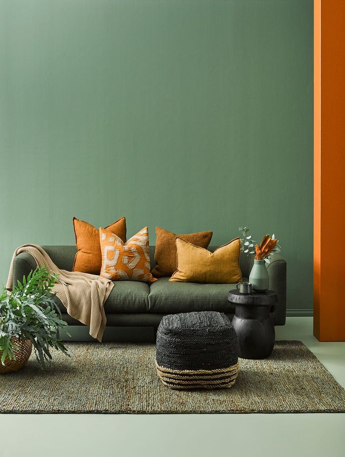 In 2023, we're seeing bold yet earthy colours juxtaposed, creating warm yet restrained spaces.
