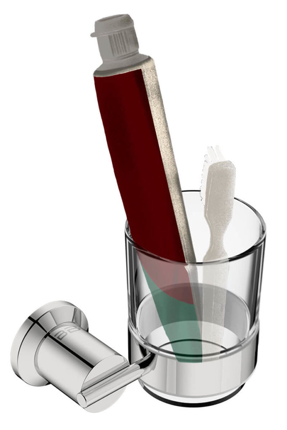 Glass Tumbler &amp; Holder (5832)