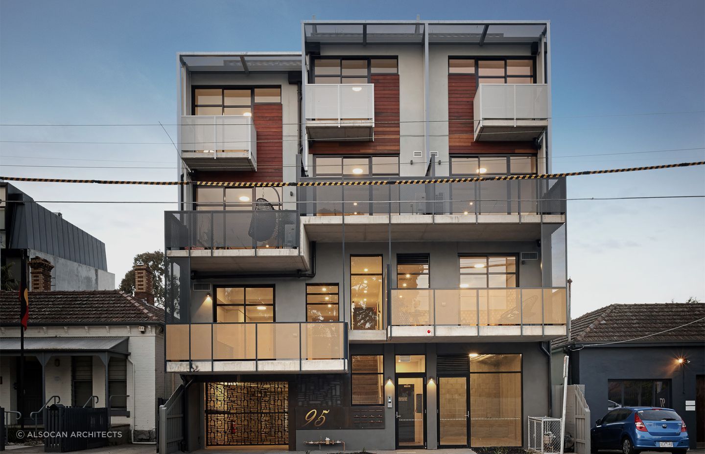 A stylish apartment block in Launceston, Tasmania. Featured Project: Industrial Style Apartments by alsoCAN Architects