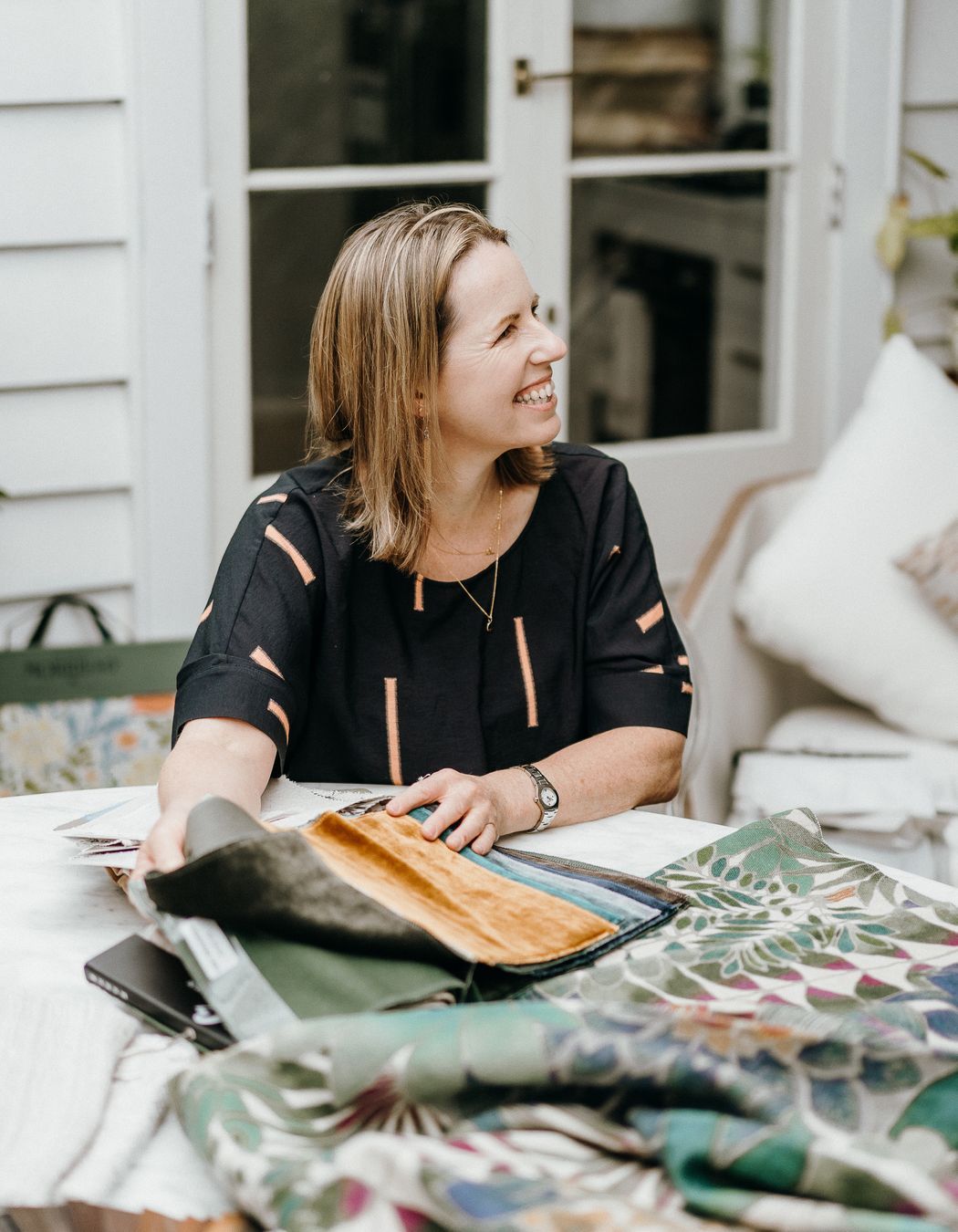 Bren fell in love with the interior design industry after visiting many of the design and textile houses in Auckland. Photo: Samantha Donaldson