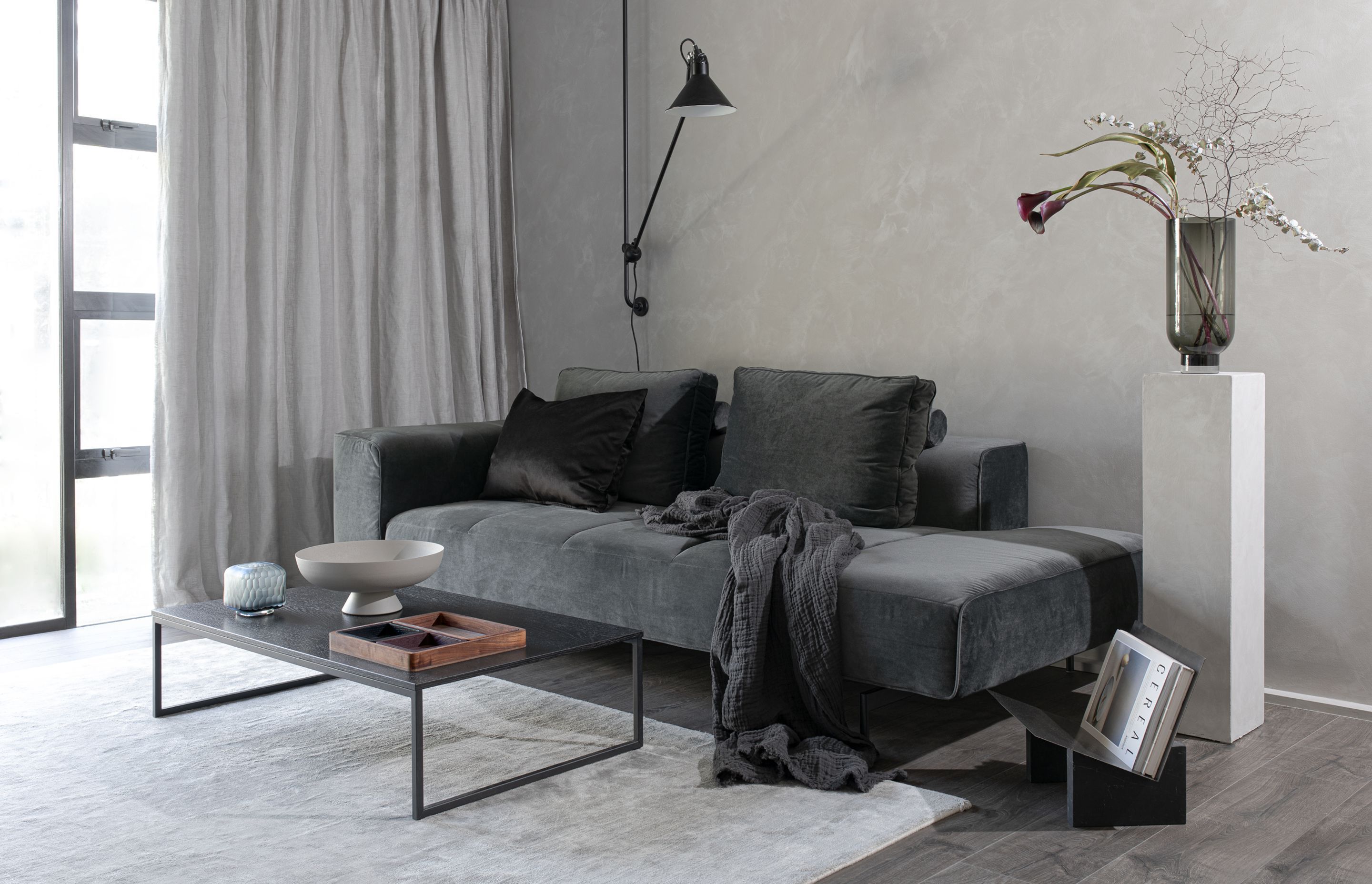 Interno Limewash in Grey Pepper; Styling by The Design Chaser