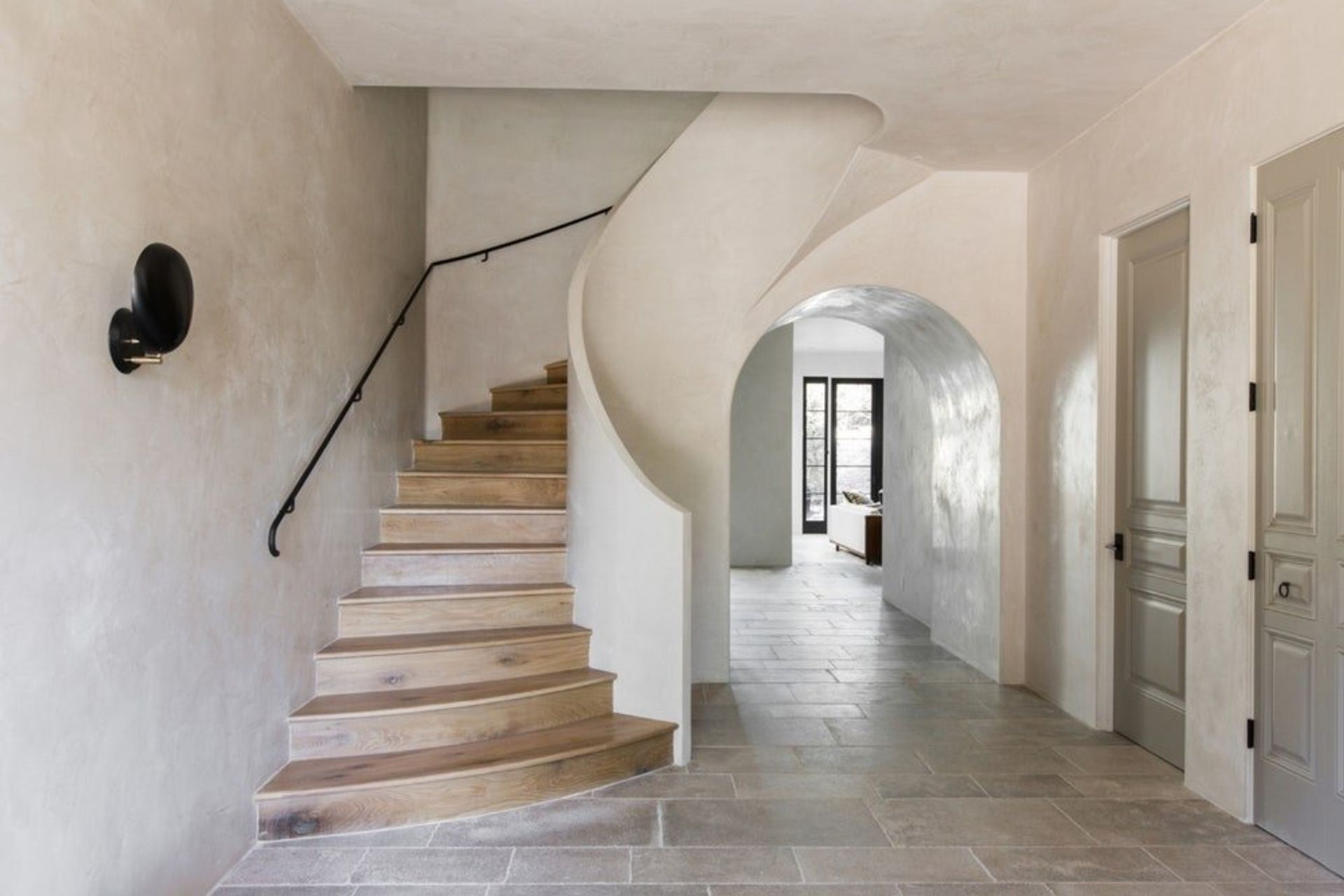 Marmorino via Architectural Digest- Marmorino has a reflective surface and is highly polished.