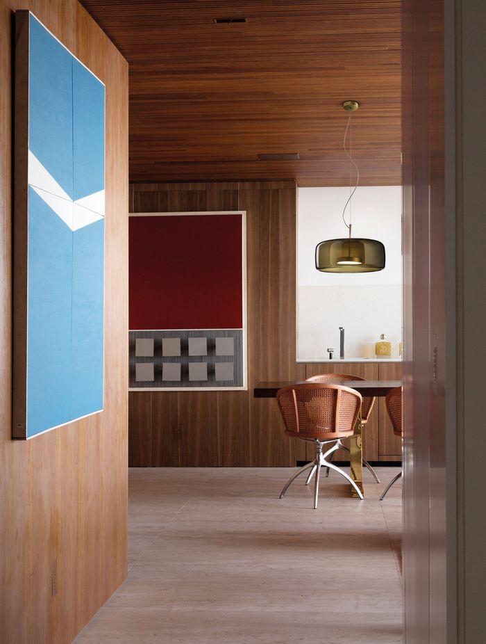 Jube SP1G pendant in old green Murano glass