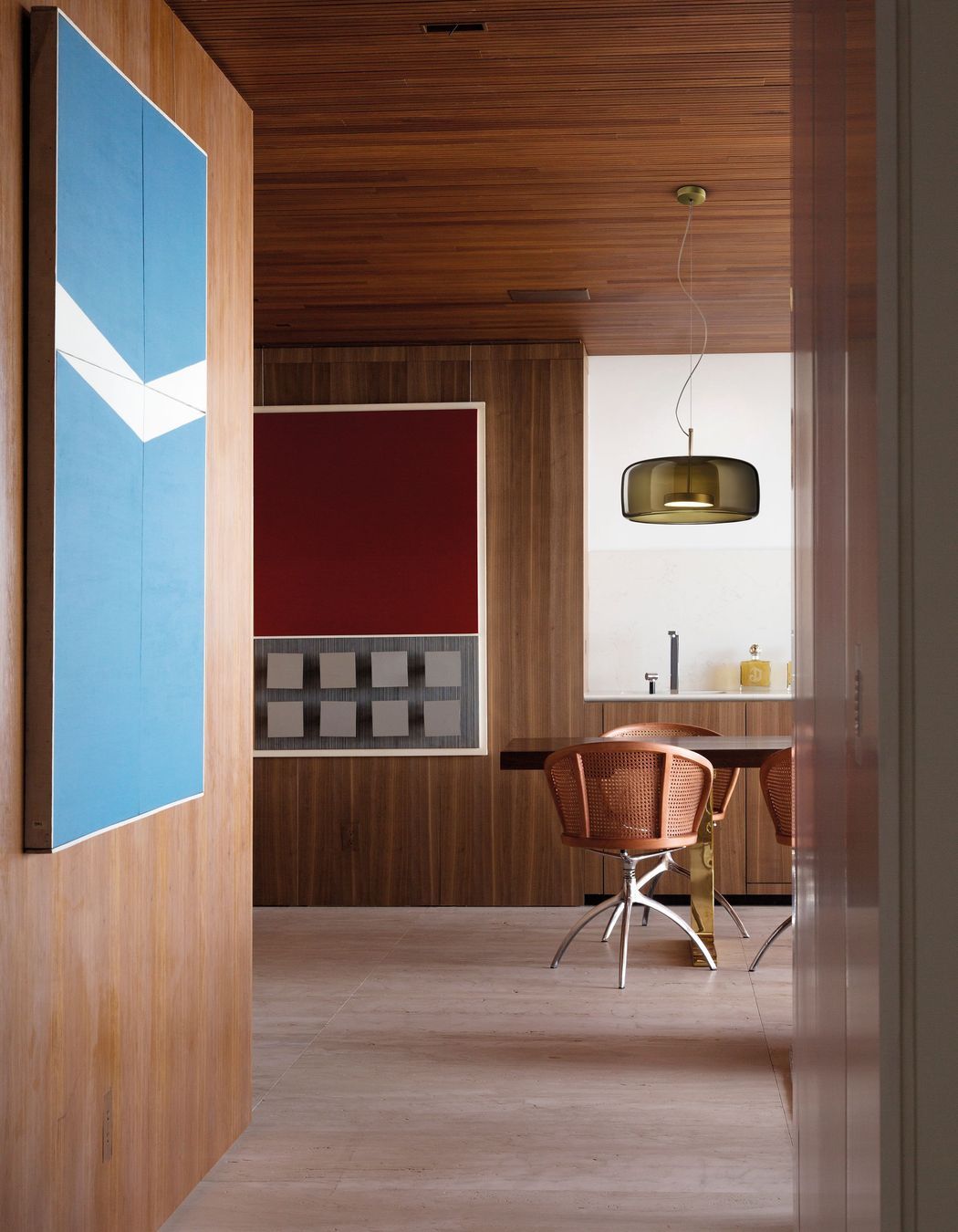 Jube SP1G pendant in old green Murano glass