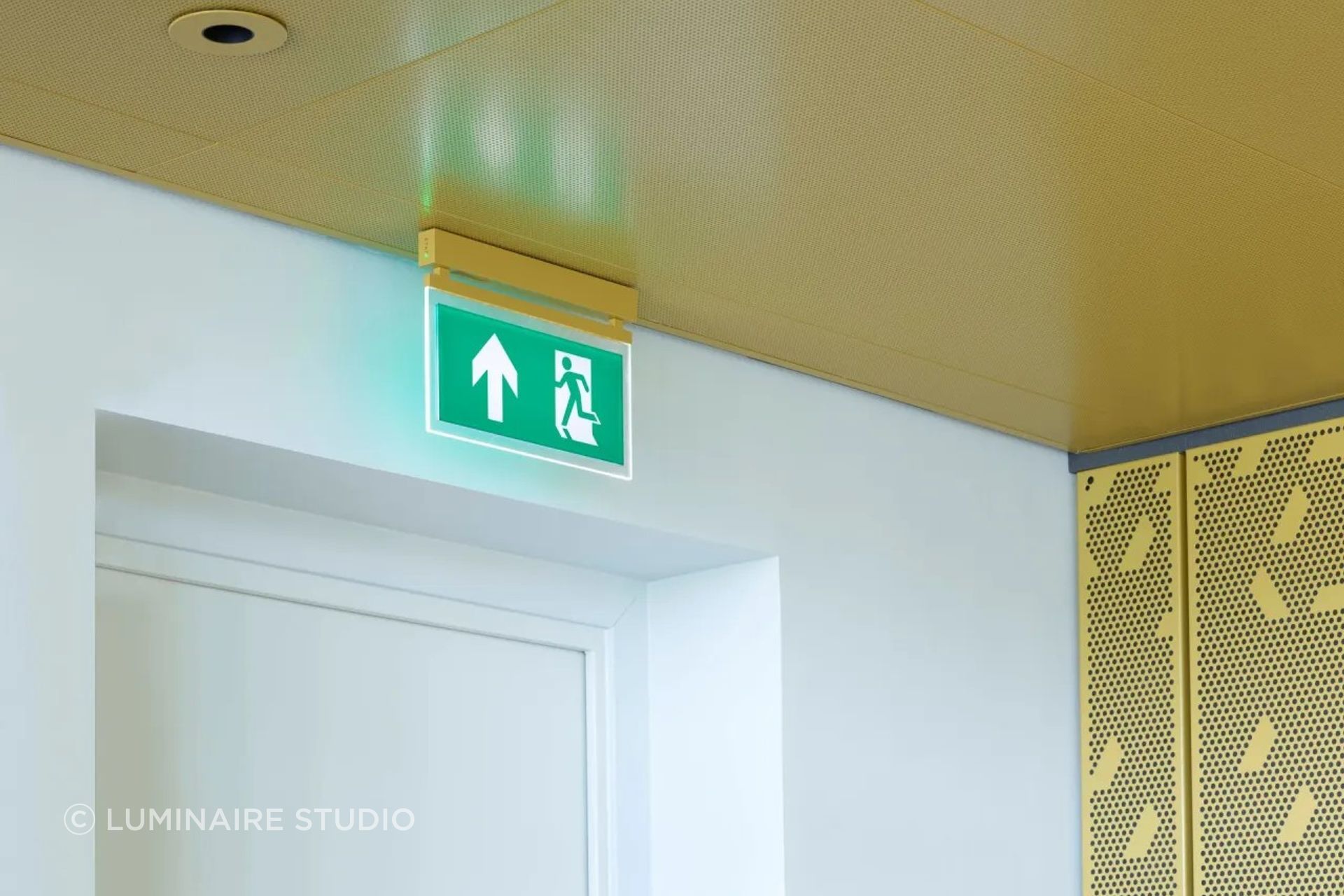 K9 Exit with colour matching housing (European project with EU signage)