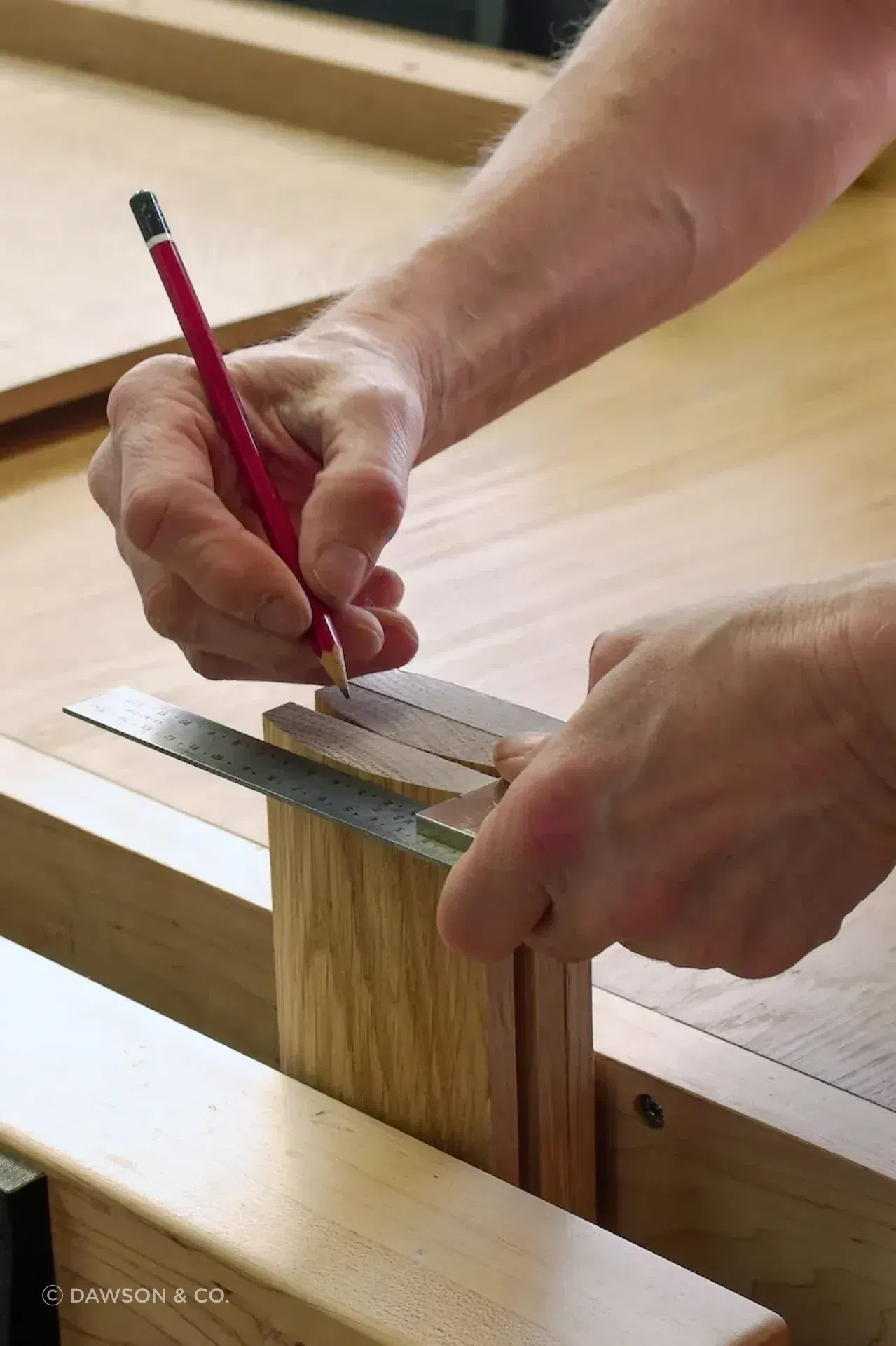 Australian timber makers working on the Portland Collection.
