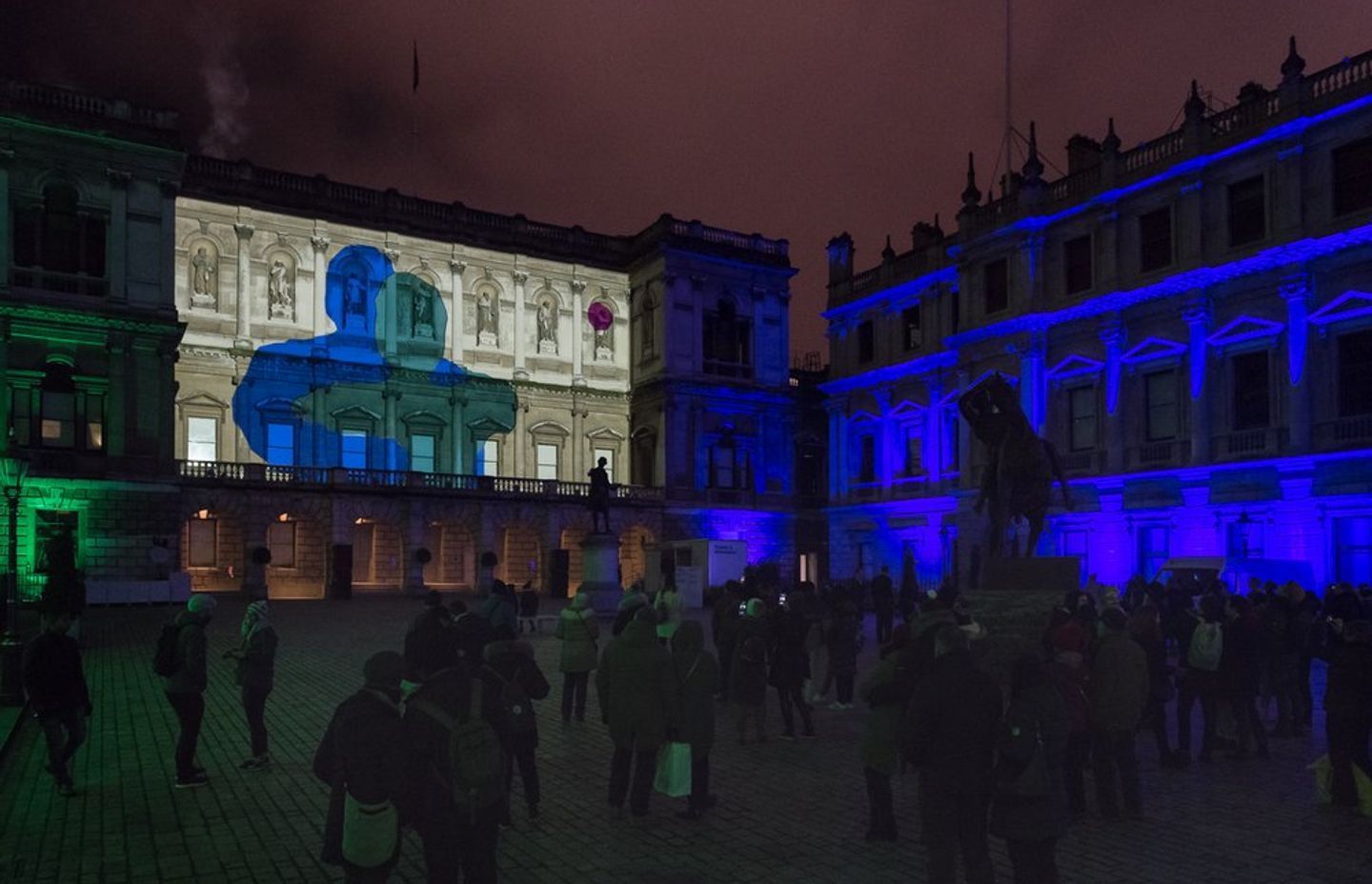 Ryhs Coren, Love Motion, Lumiere, London 2018 (commissioned by Kate Goodwin for the Royal Academy of Arts), photo © Ryhs Coren