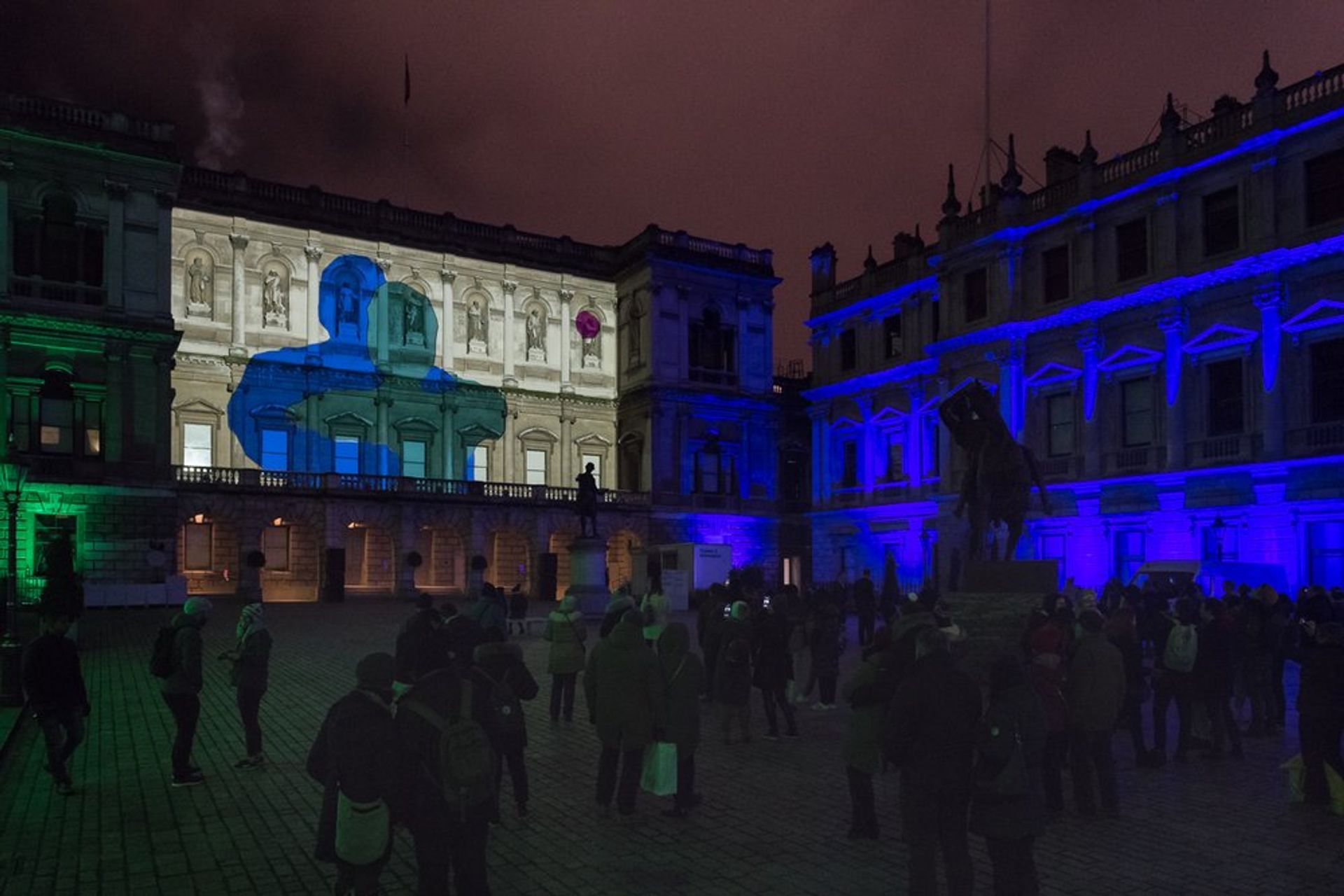 Ryhs Coren, Love Motion, Lumiere, London 2018 (commissioned by Kate Goodwin for the Royal Academy of Arts), photo © Ryhs Coren