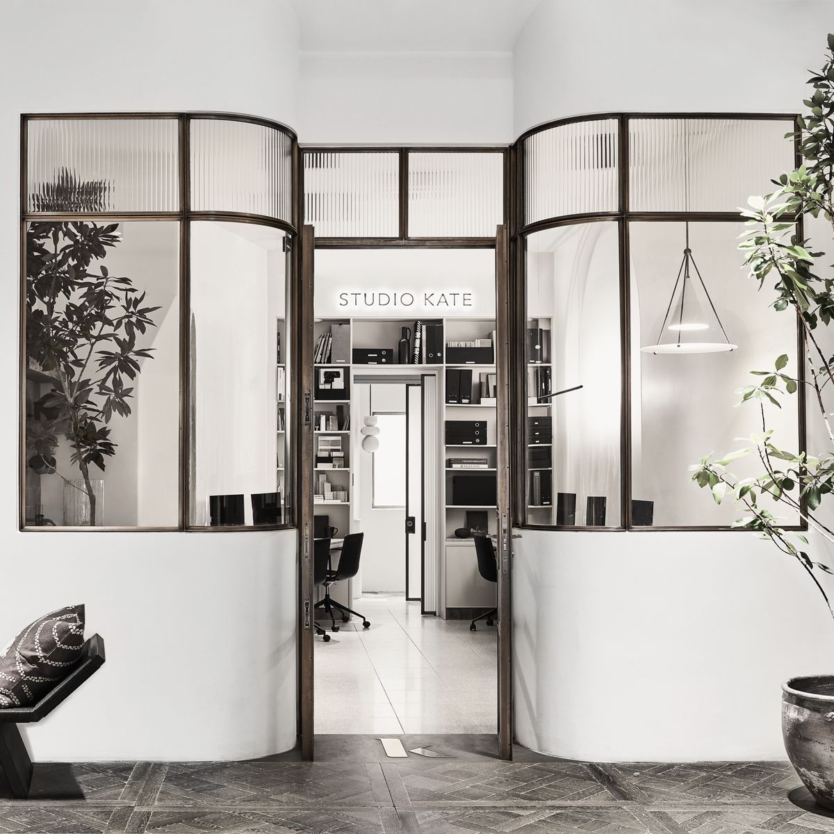 Heritage character and raw tactility are celebrated in this boutique and studio space
