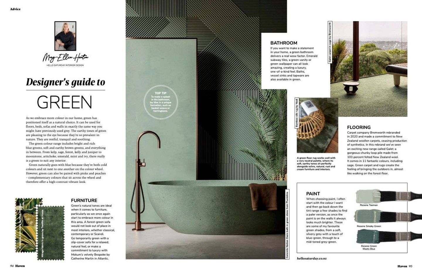 An Interior Designers Guide To Using Green In Your Home