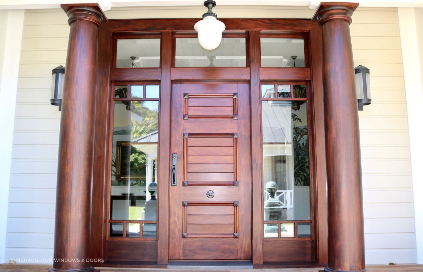 Front entrance doors can be a great way to make a bold statement