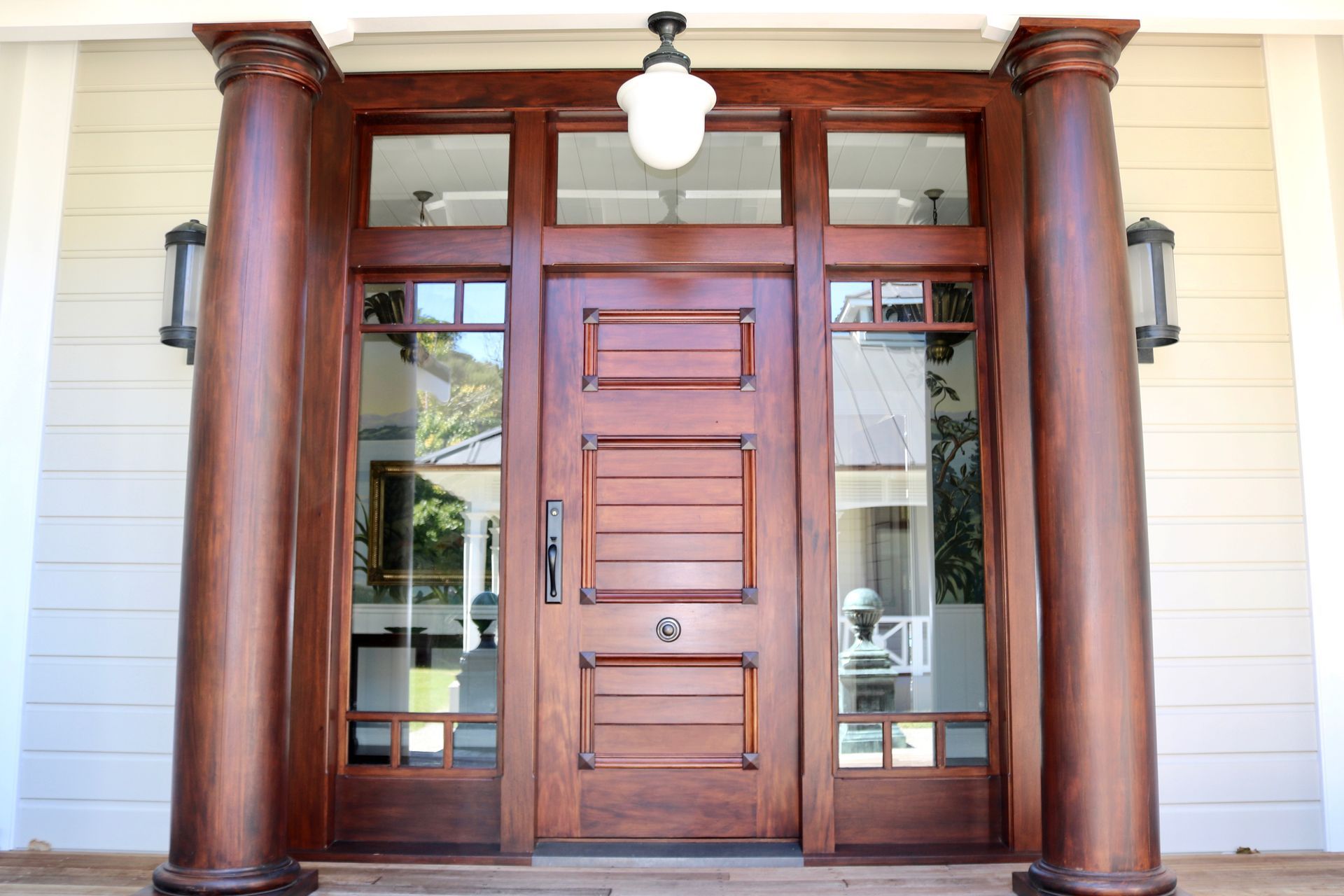 Front entrance doors can be a great way to make a bold statement