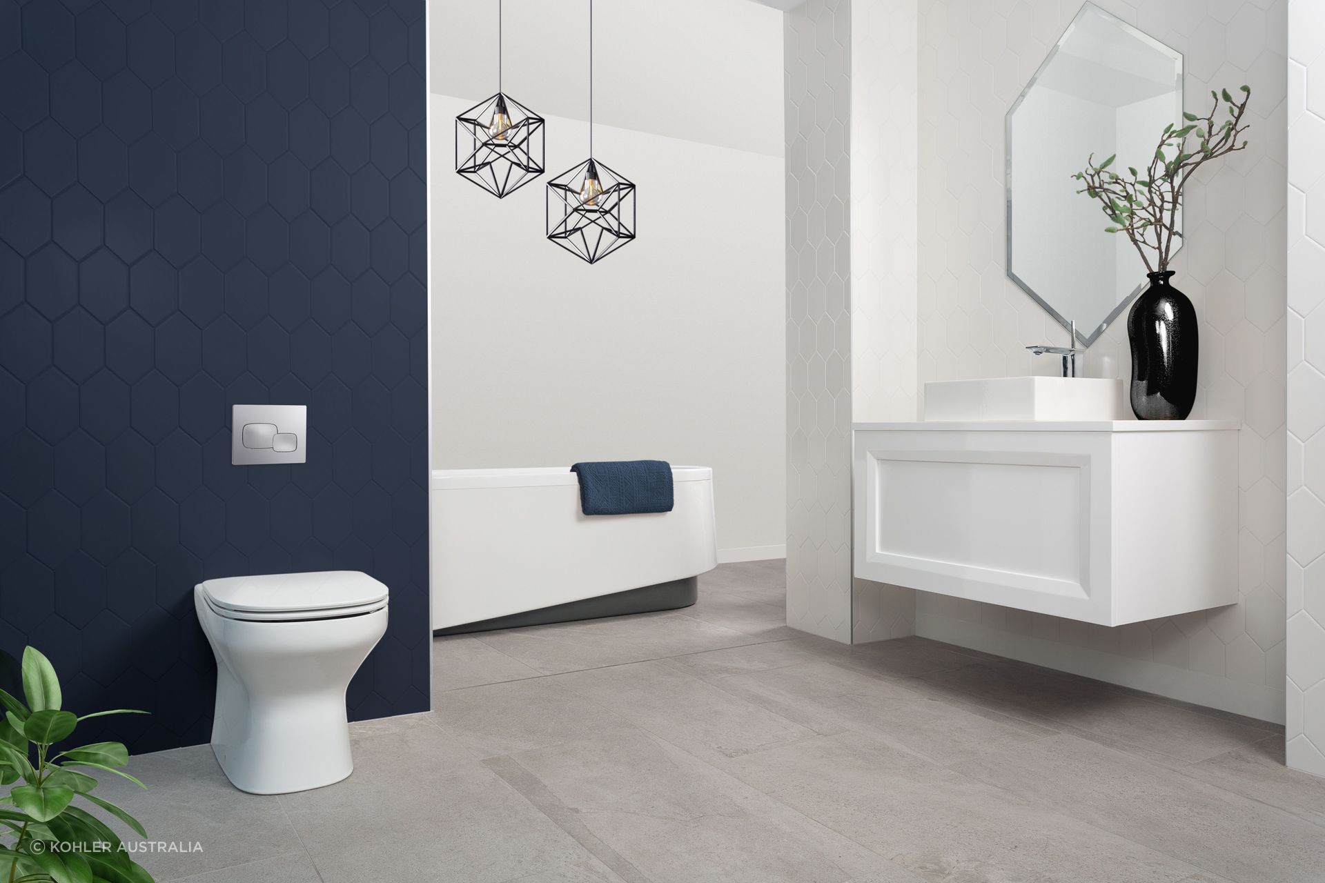 ModernLife Wall-Faced Rimless Toilet from Kohler Australia