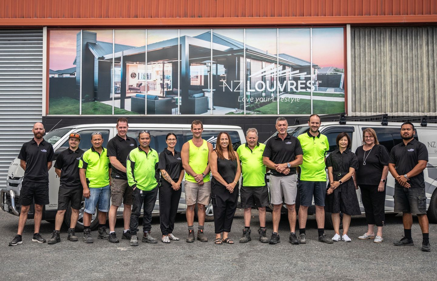 The NZ Louvres team.