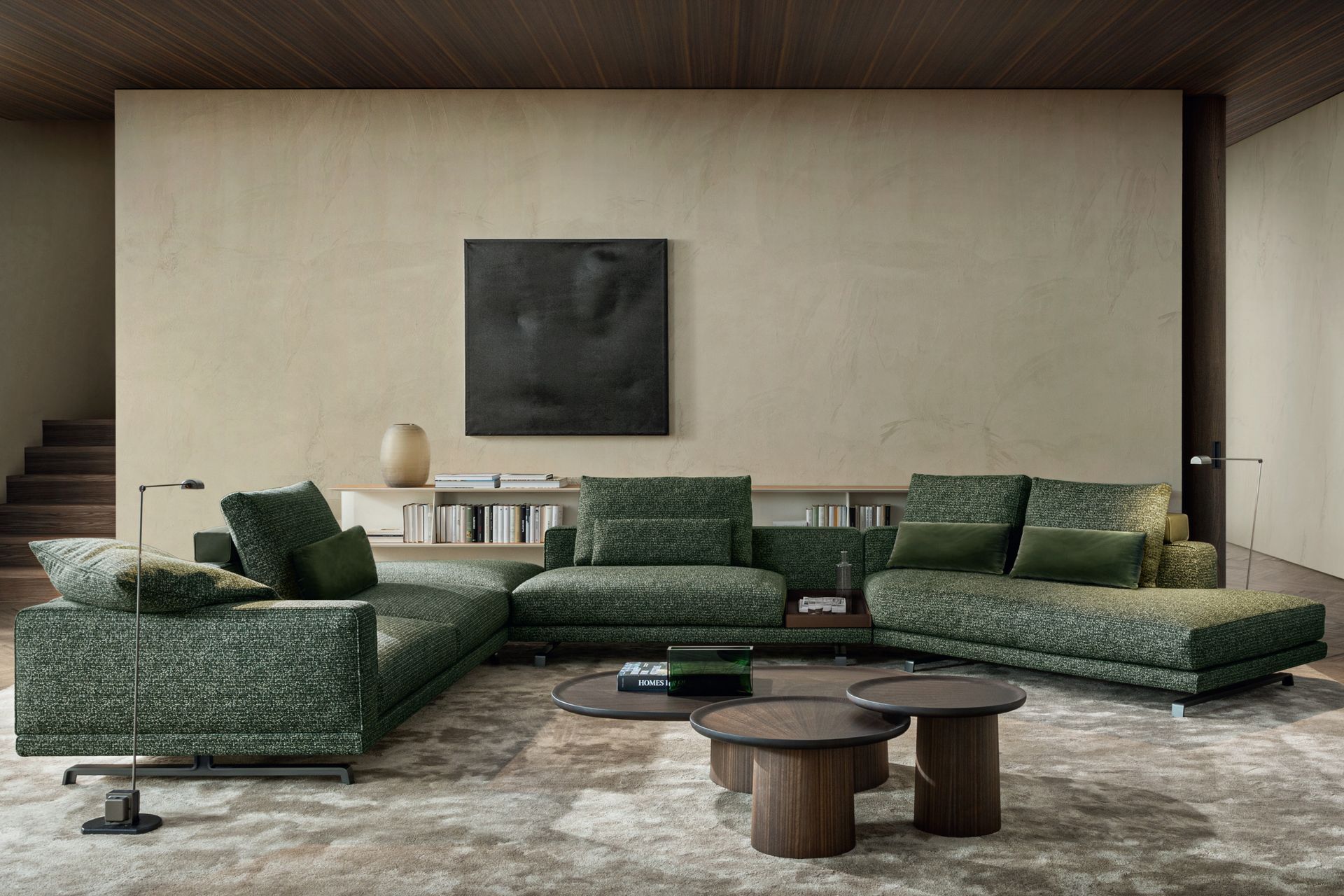 Octave is a series of 'mix-and-match' modular elements marked by geometrical lines that came together in a variety of linear and angular compositions.