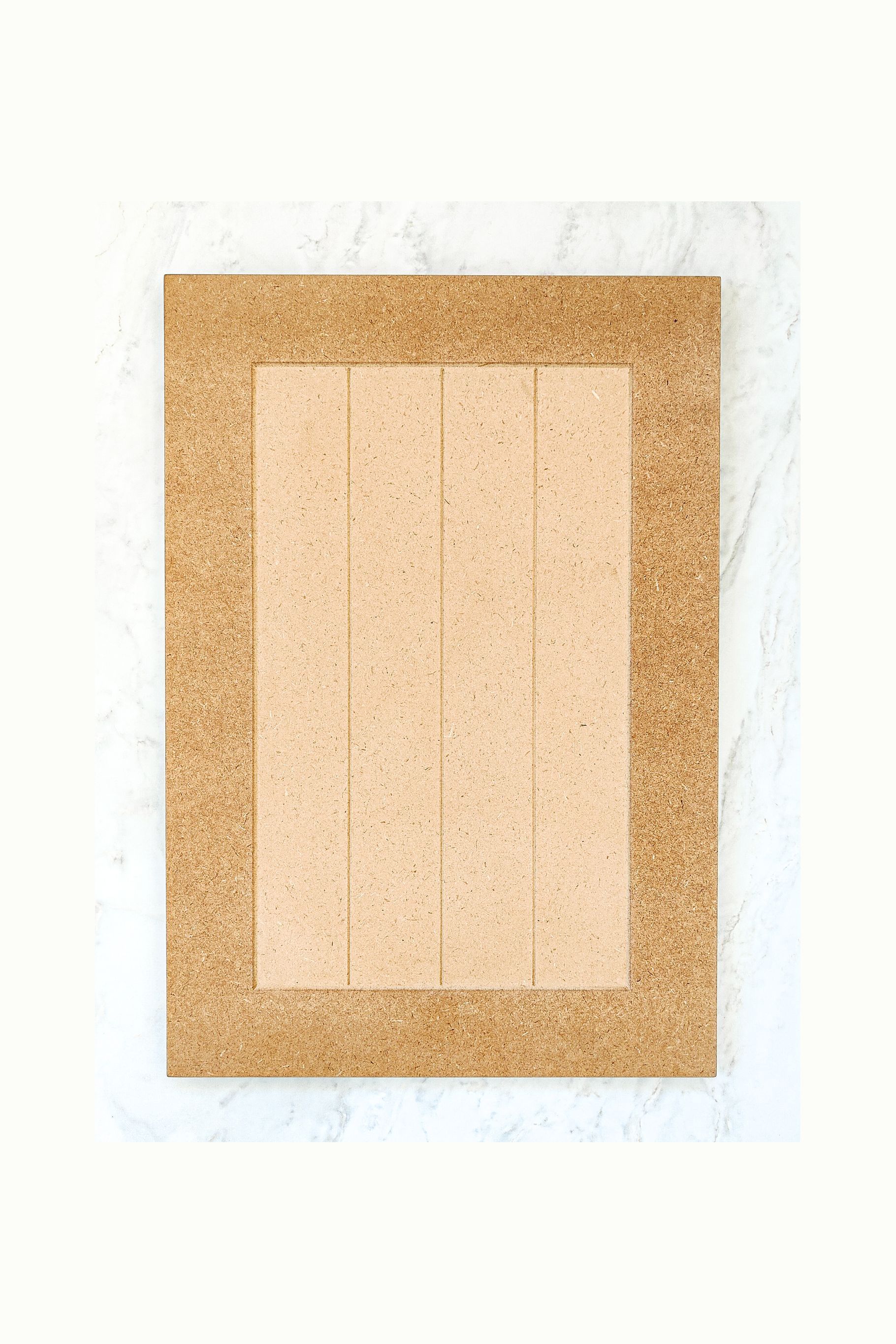 The Optidoor 'Washington' features a fine V-groove and a wide frame .