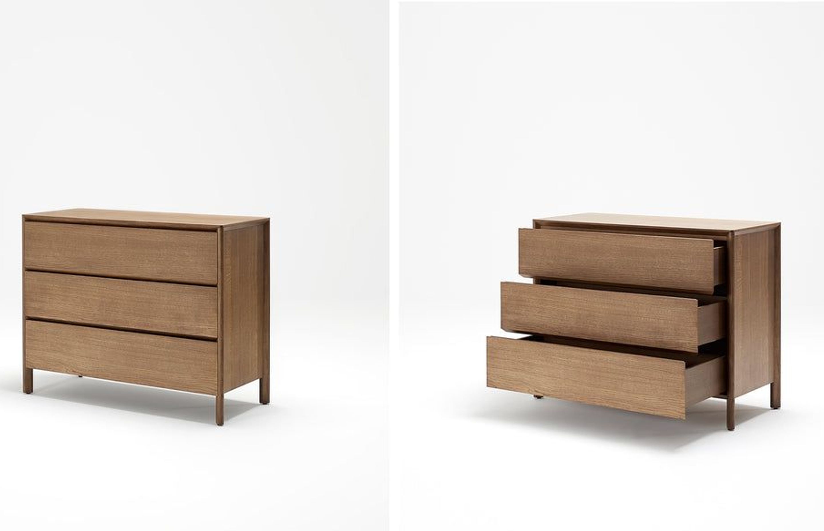 Otway Drawers pictured above in light walnut finish