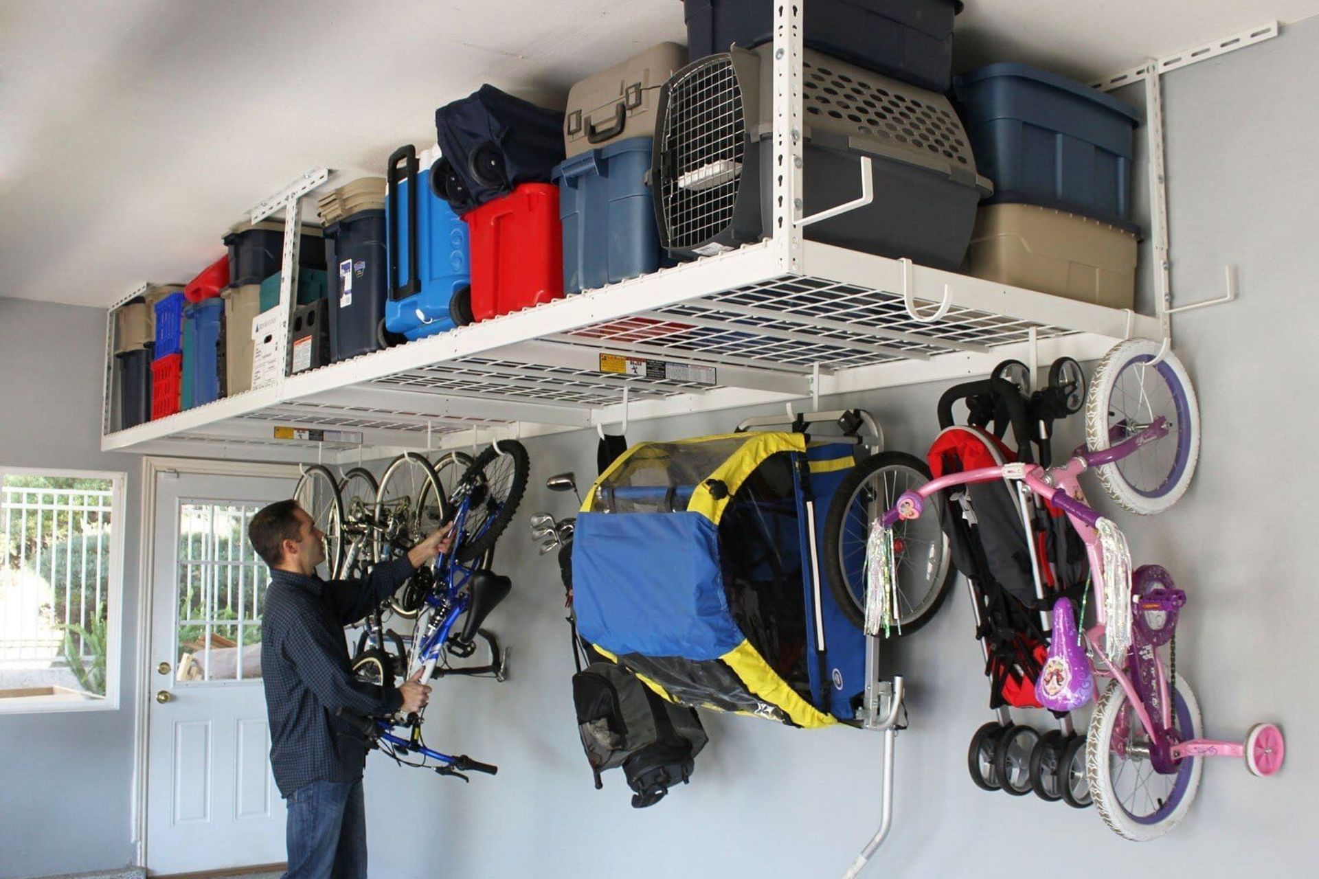 Out of sight, out of mind: 22 Ceiling storage ideas for the garage