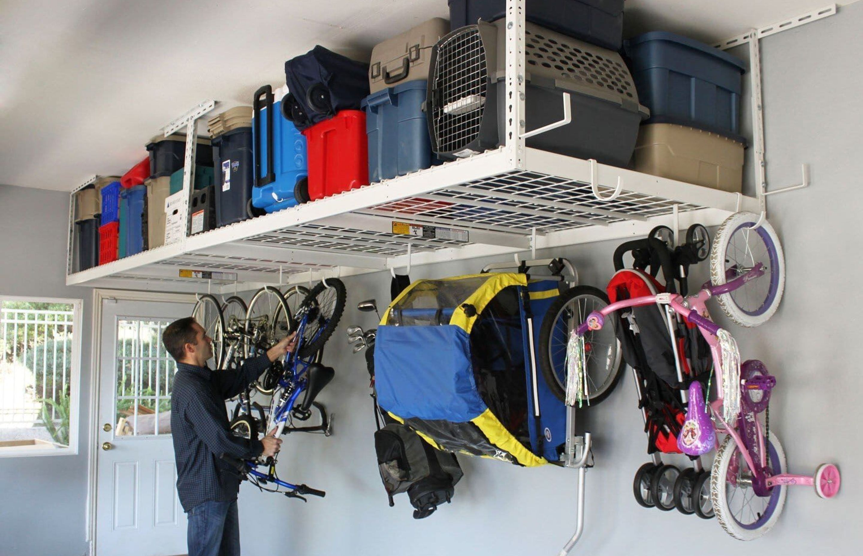 Out of sight, out of mind: 22 Ceiling storage ideas for the garage