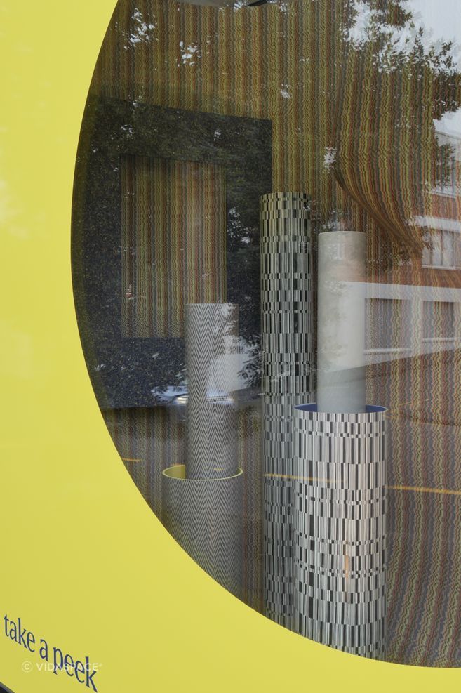 Take a Peek Window Display