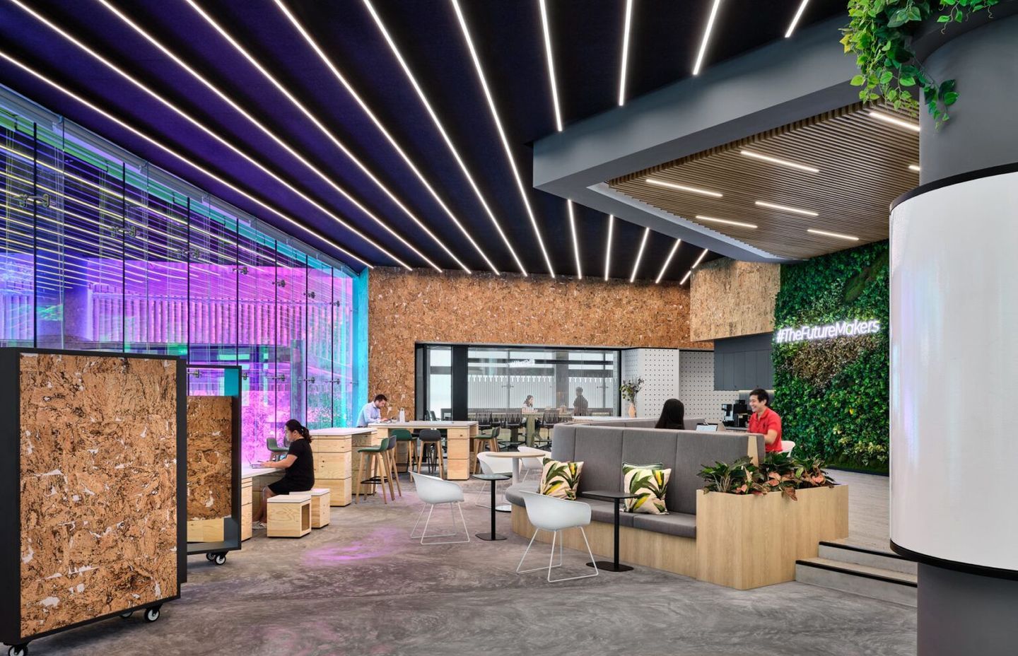 The innovation hub at Proctor &amp; Gamble’s office in Singapore, by Siren Design | Photography by Owen Raggett