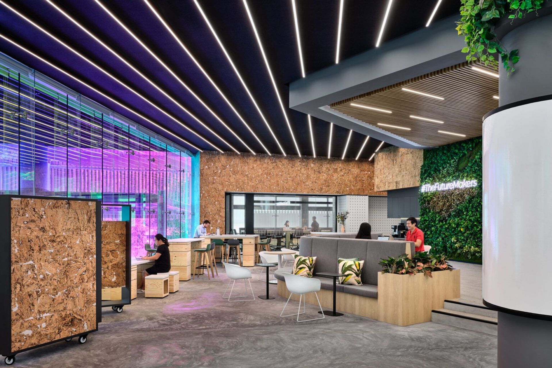 The innovation hub at Proctor &amp; Gamble’s office in Singapore, by Siren Design | Photography by Owen Raggett