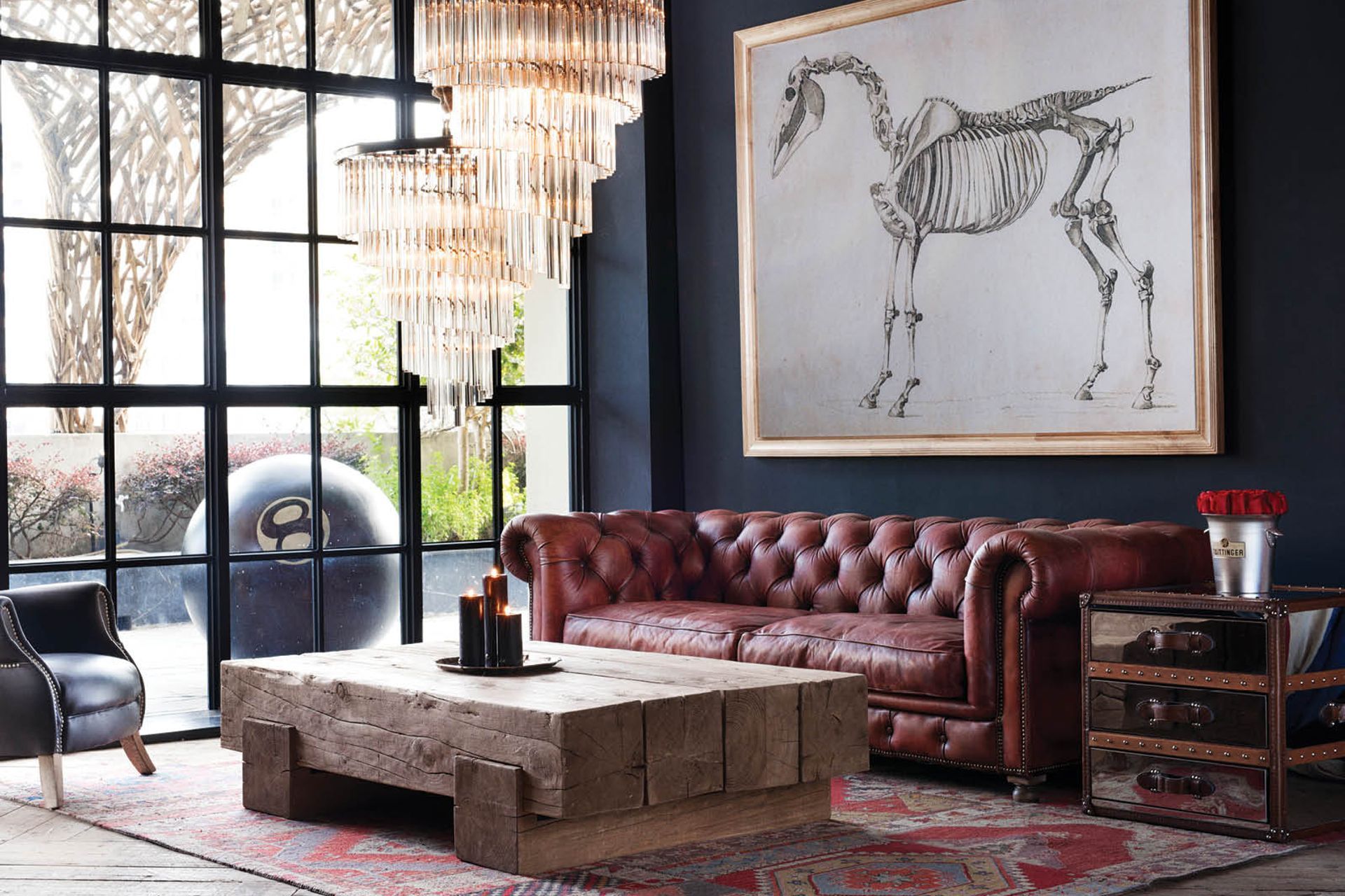 Simply dazzling — the Paradise Spiral Chandelier from Dawson & Co.