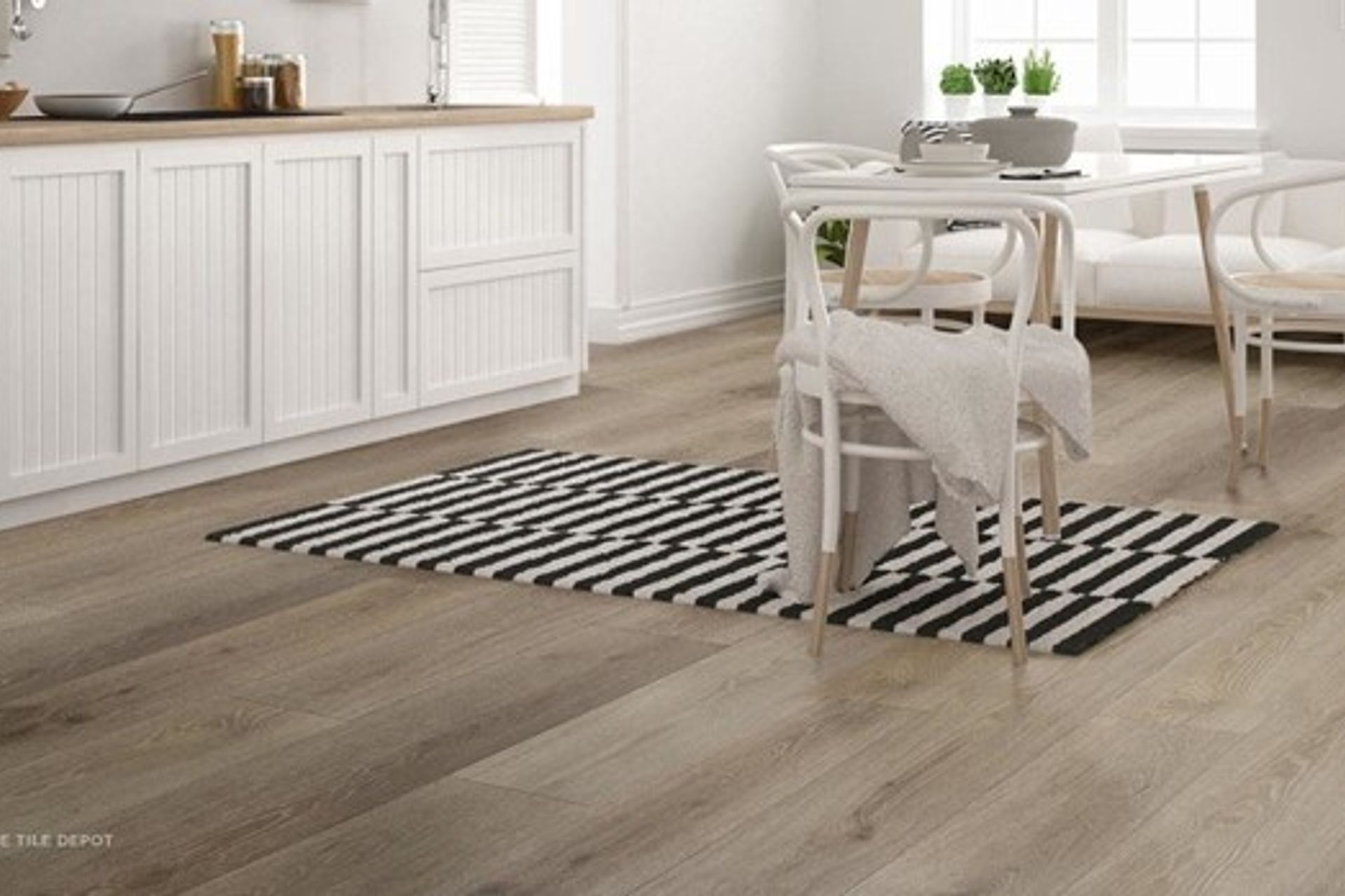 Hybrid Neptune Rustic Oak flooring