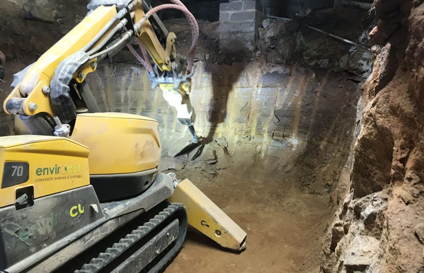 Removing rock. Image Jami Zarzycki