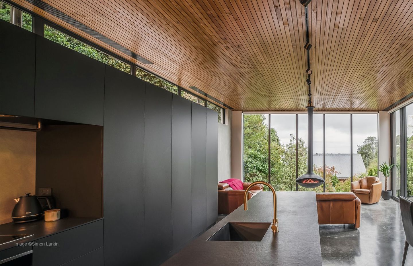 A great use of the Three Circuit Dimmable Track Spot Light by Halcyon Lighting.