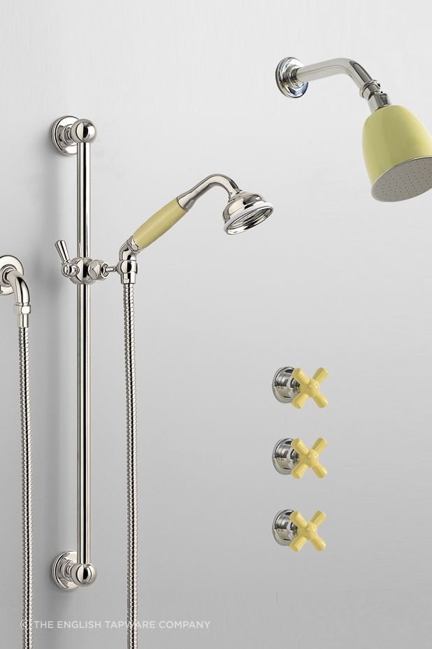 Sherbet Yellow Rockwell Tapware from The English Tapware Company