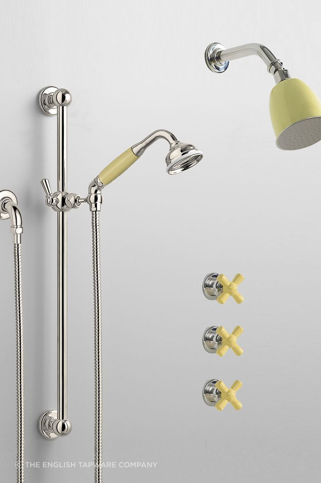 Sherbet Yellow Rockwell Tapware from The English Tapware Company