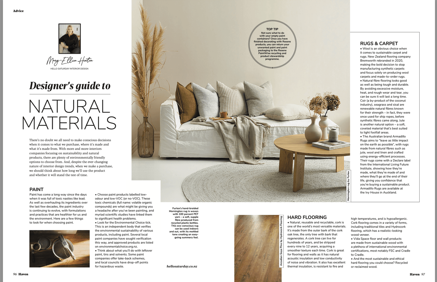 Using Natural Materials In Your Home