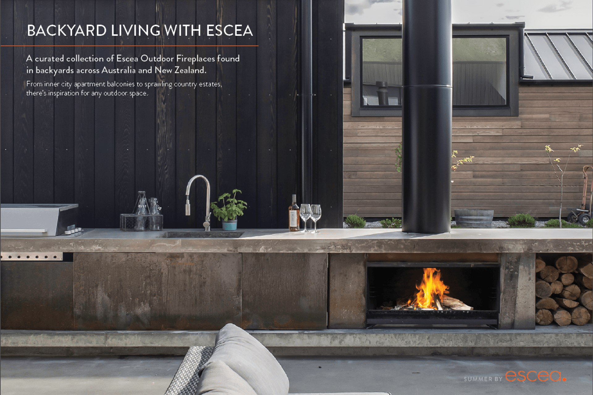 Escea Outdoor Fireplace Lookbook