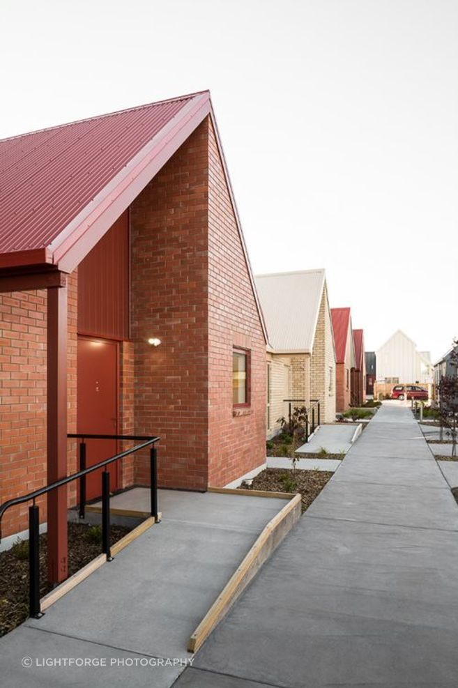 2020 Dulux Colour Awards New Zealand Grand Prix Winner: Social Housing Development Rangiora by Rohan Collett Architects, New Zealand
