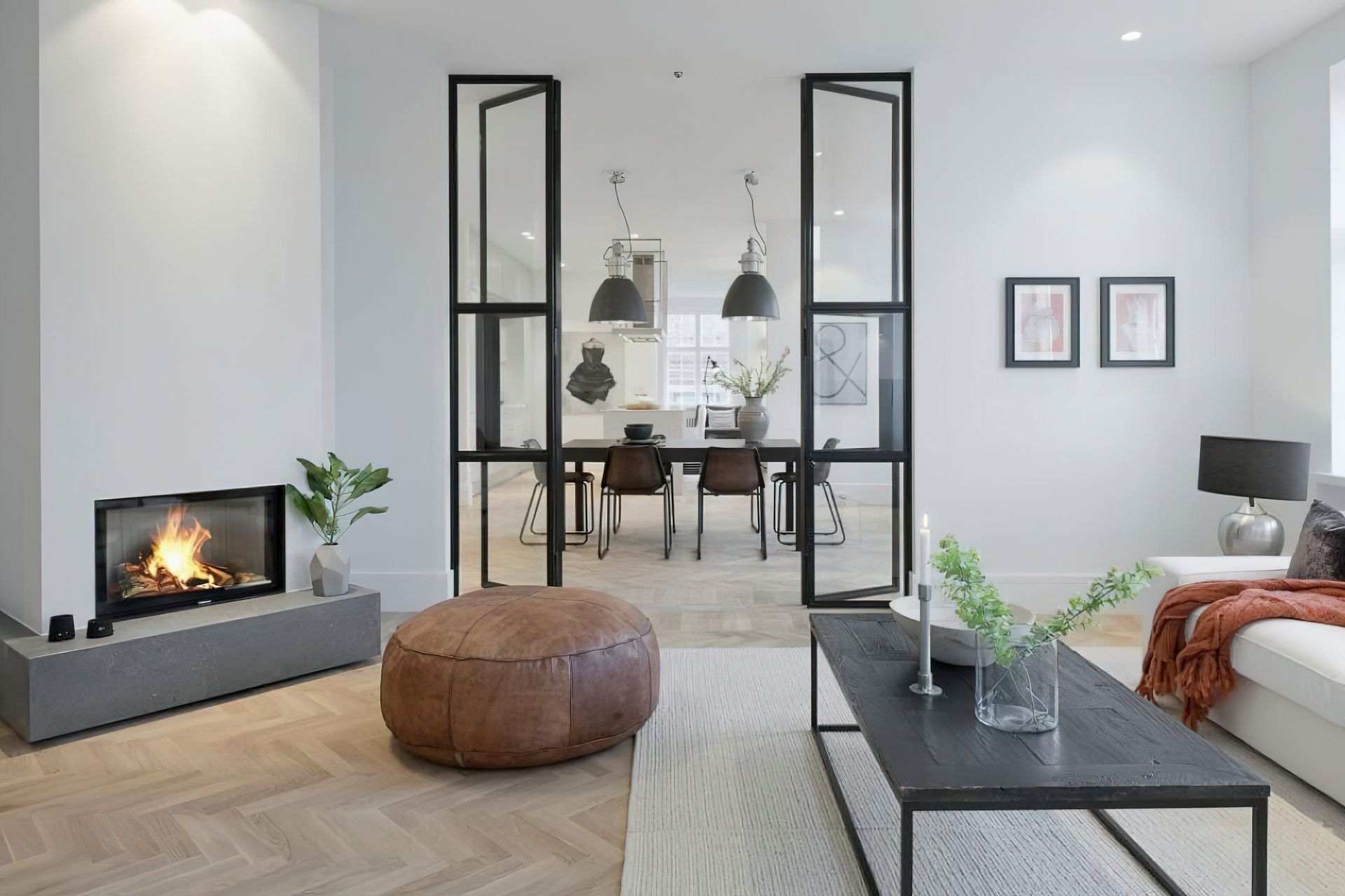 Steel framed doors are a great example of robust design and contemporary styling.