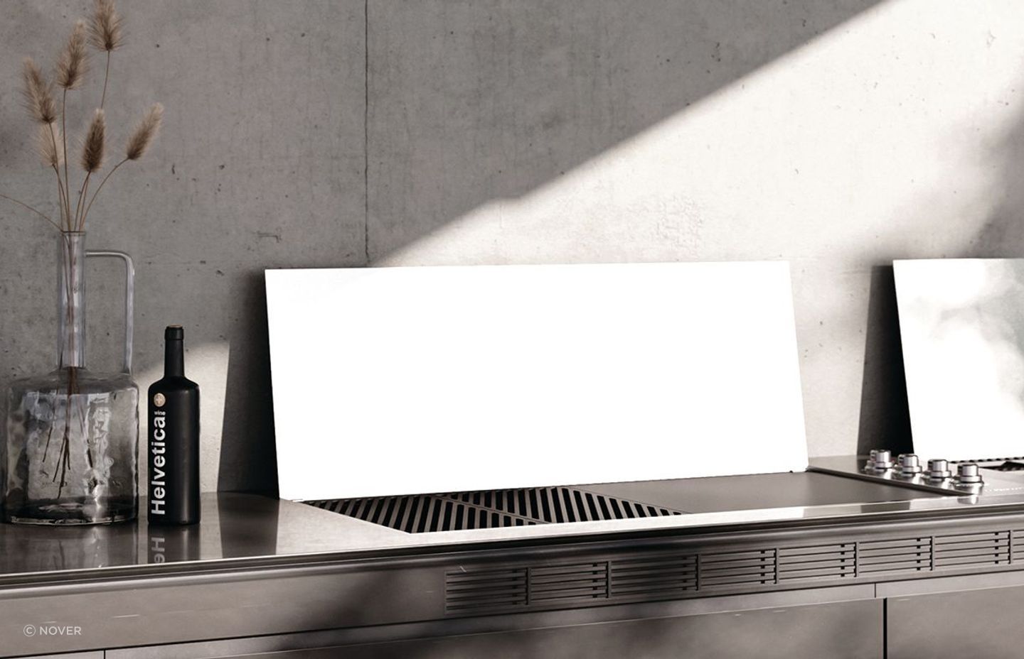 Exterior panels can be installed to improve the appearance of an outdoor oven unit