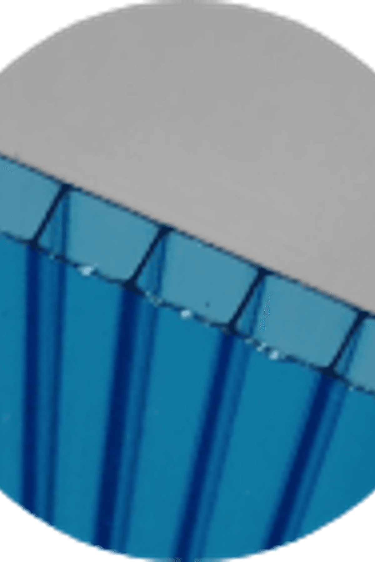 Light blue twin-wall