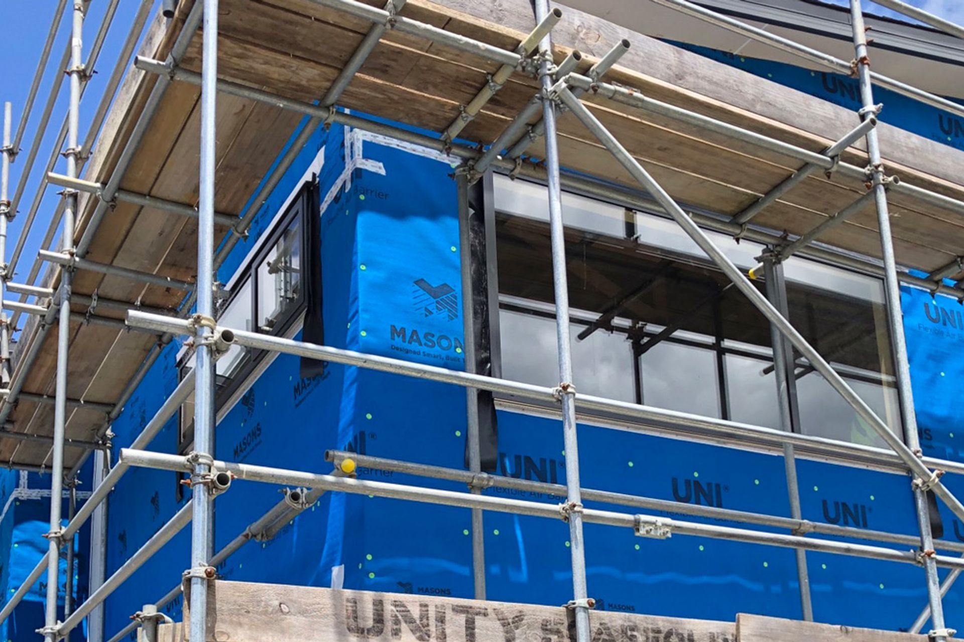 A stronger building wrap to keep construction moving