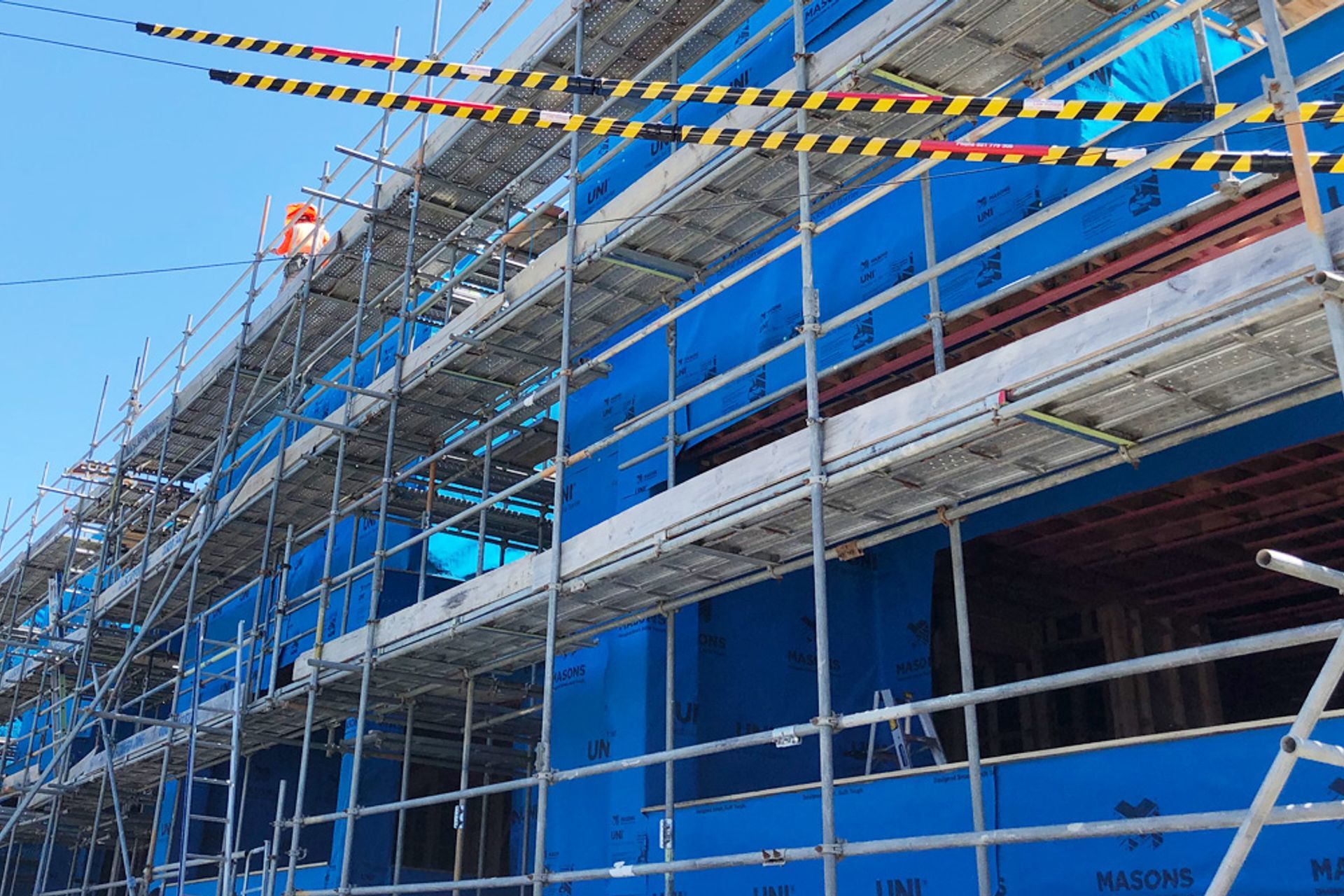 A stronger building wrap to keep construction moving