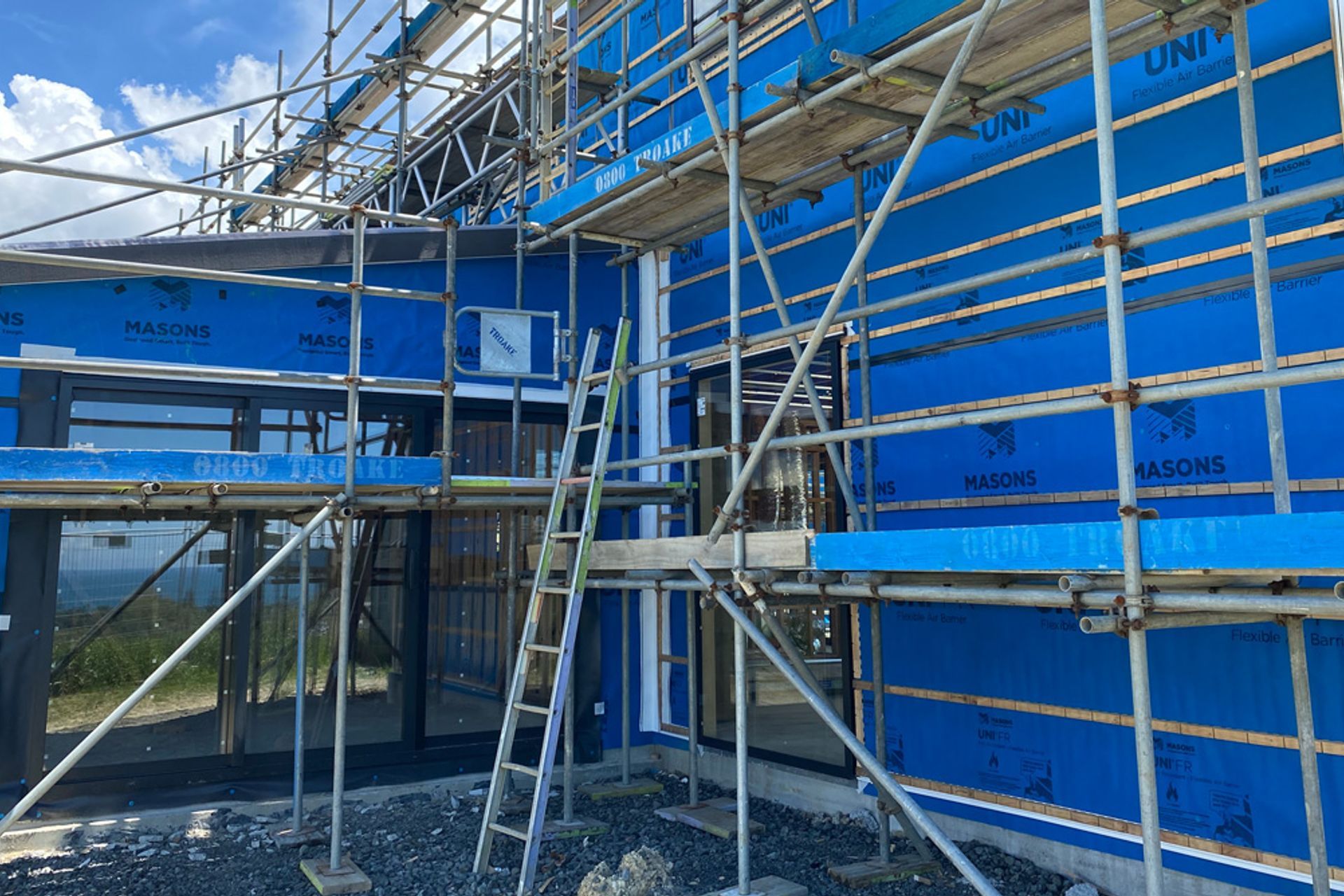 A stronger building wrap to keep construction moving