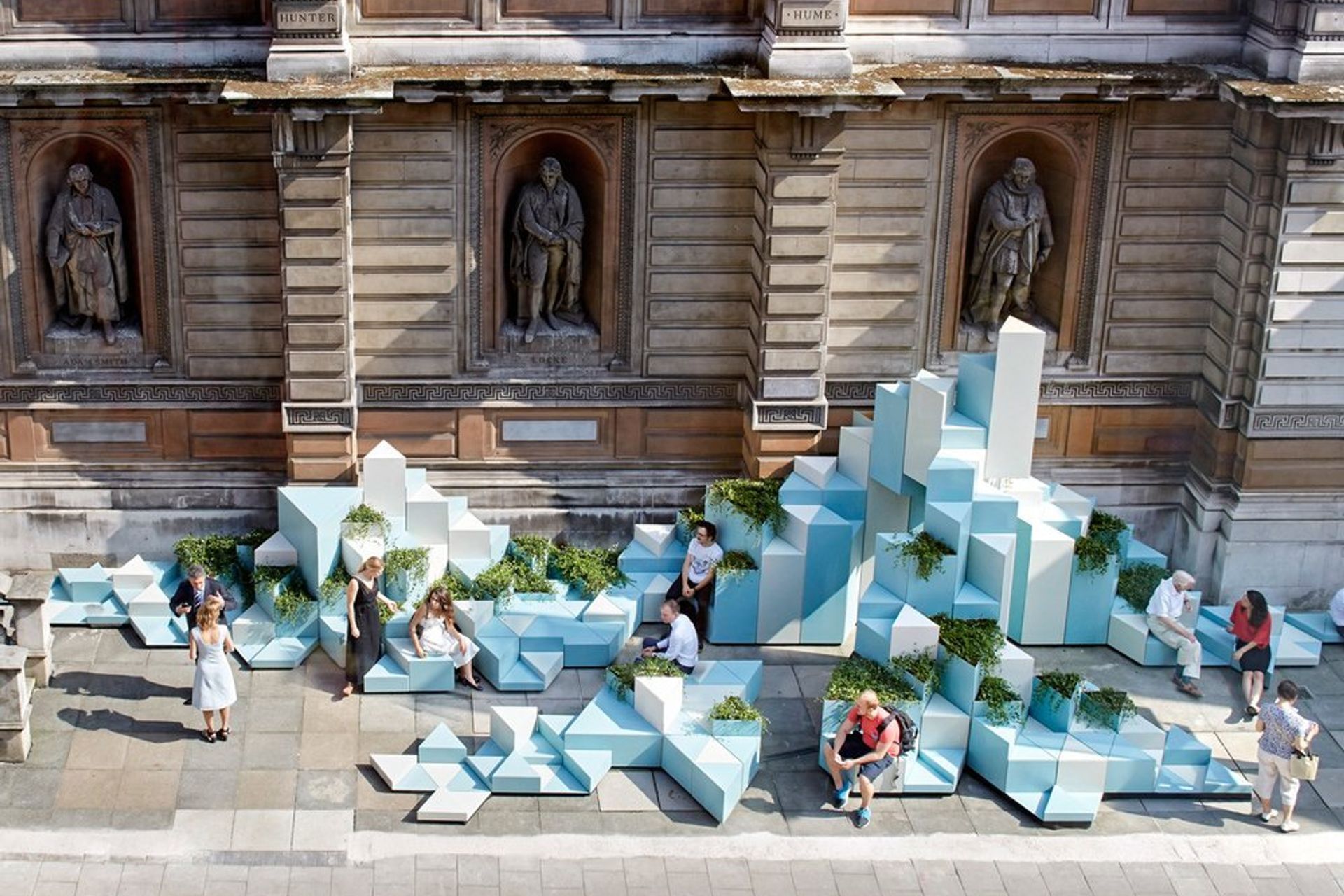 SO Architecture and Ideas, Unexpected Hill (temporary urban intervention), London 2015 (commissioned by Kate Goodwin for the Royal Academy of Arts), photo © Hufton + Crow