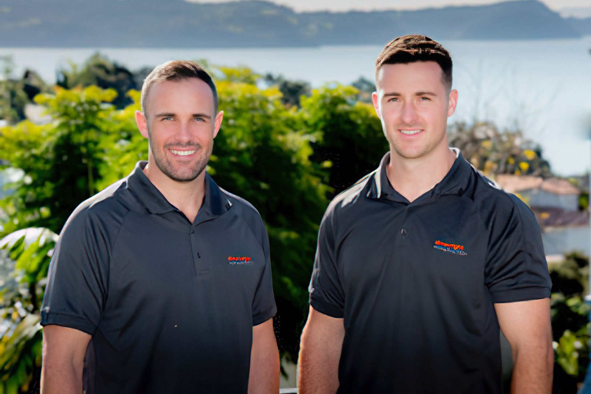 Dan Hawke-Mills (left) and Dillon O'Leary (right) co-own Downright Construction.