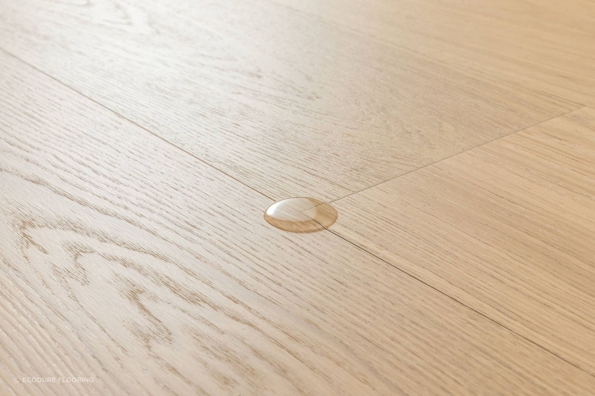 Ecodure floors have market leading tight lock joint systems to help create an impermeable surface. No added adhesive required.