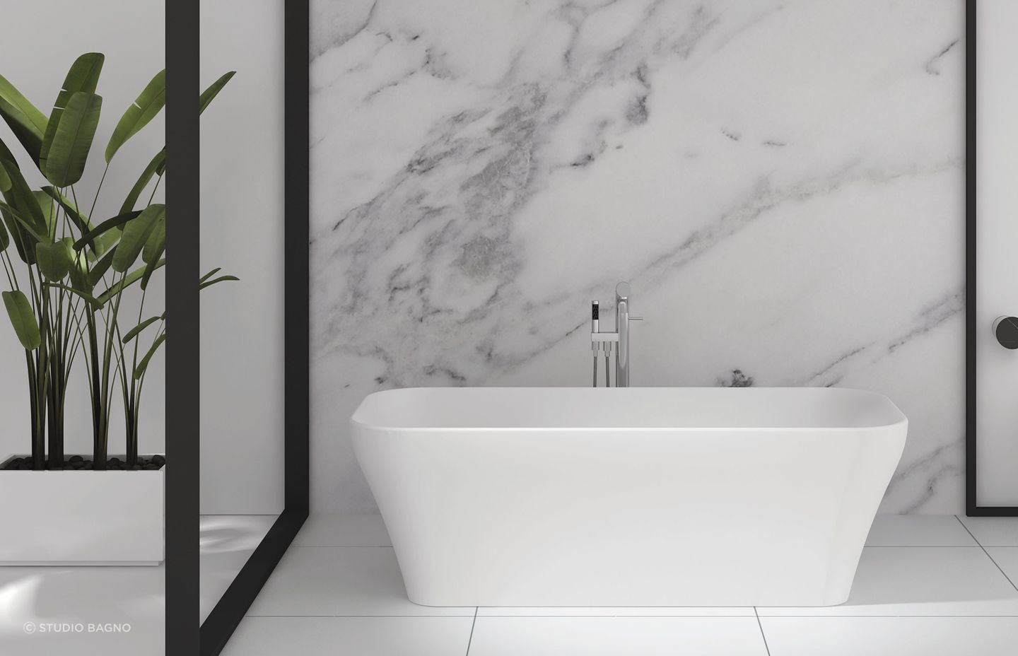 The Verve Free Standing Bath from Studio Bagno