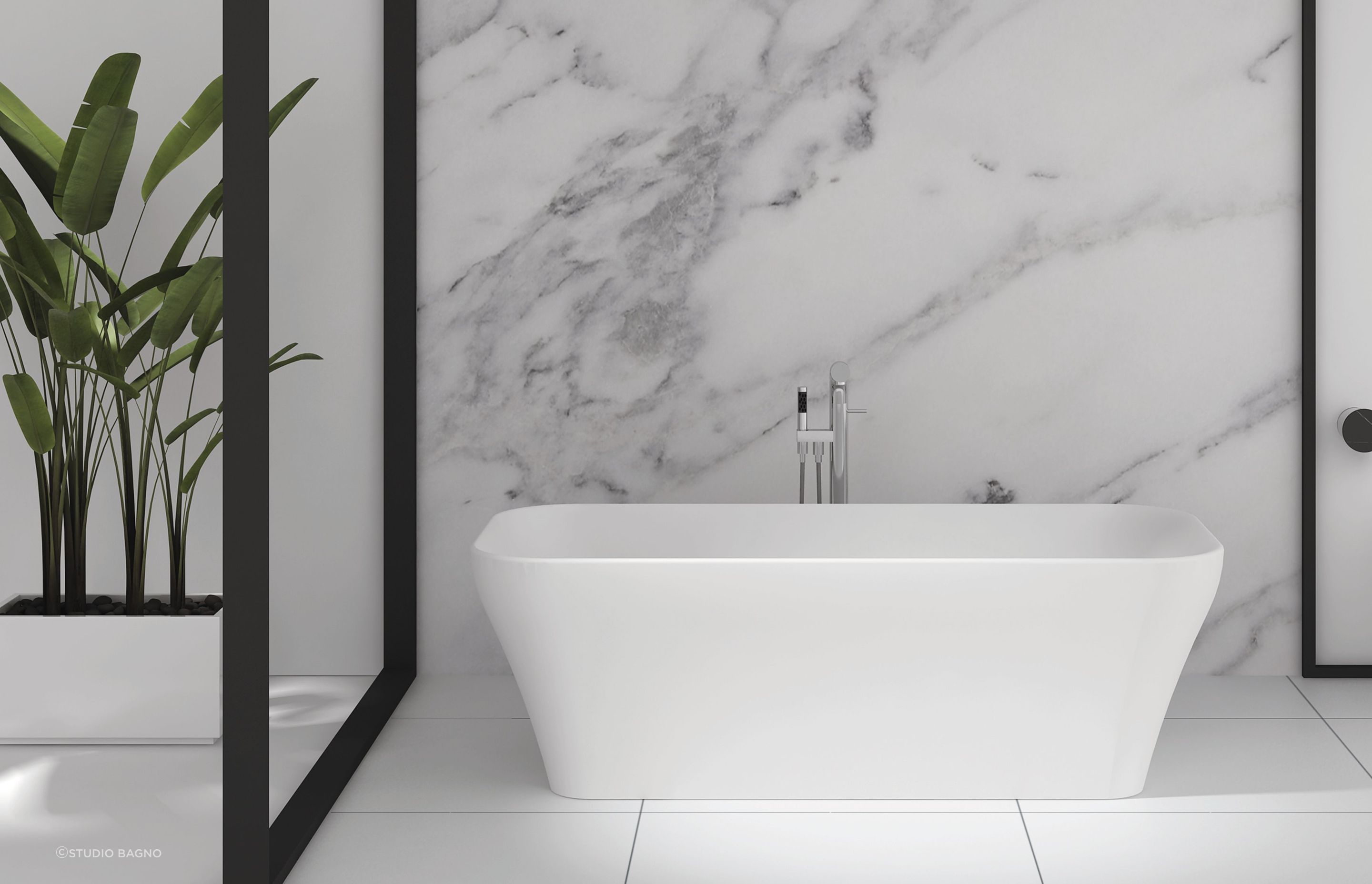 The Verve Free Standing Bath from Studio Bagno