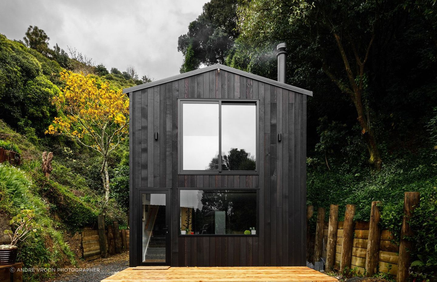 Design efficiency is the cornerstone of tiny home design, showcased brilliantly here in this Vogeltown Home by INLINE Design & Build - Photography: André Vroon