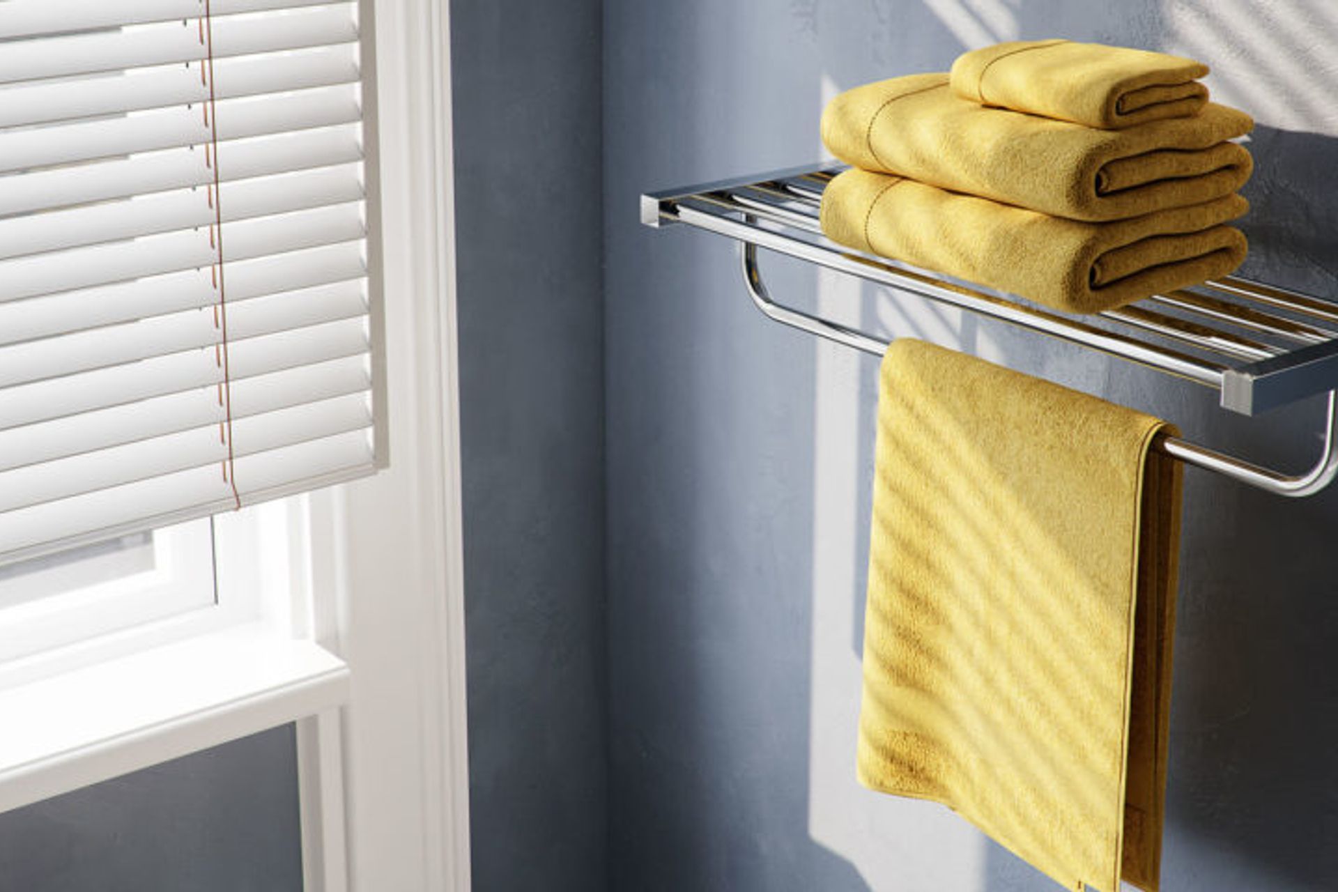 Towel Shelf and Hang Bar (8593)