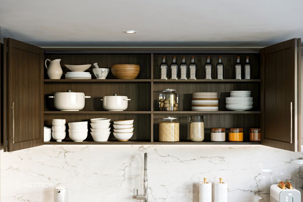 WingLine L | Anthracite | Kitchen Overhead Application