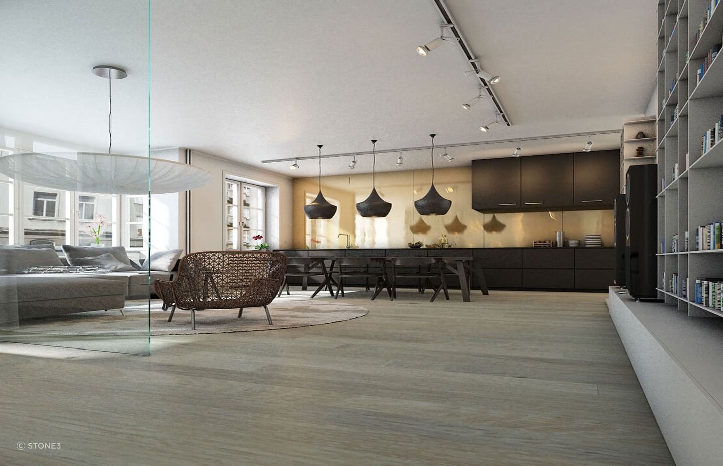 Hybrid flooring combines the aesthetic appeal of traditional flooring with enhanced resilience and durability.